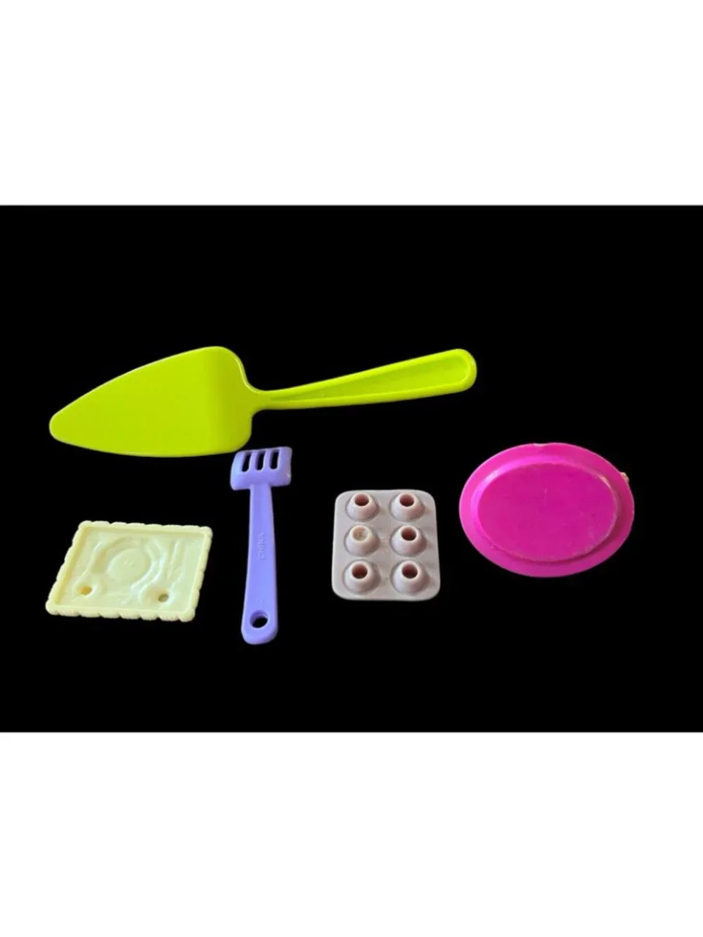 Fisher Price Loving Family Dollhouse PINK CUPCAKES PAN TRAY Doll Kitchen Foods